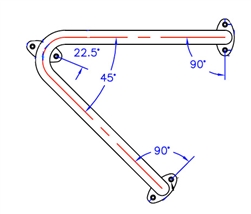 Yellow Grab Rails Grab Rail - Yellow Antimicrobial